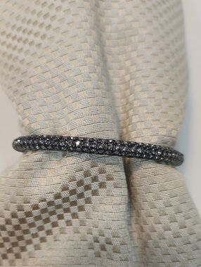 Nolan Miller Pavé Crystal Gray Bangle Bracelet - Women's Jewelry